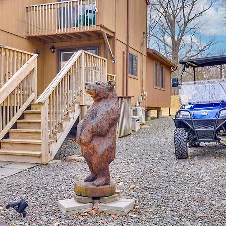 Bear Den Rustic Pocono Lake Home With Game Room! Eksteriør billede