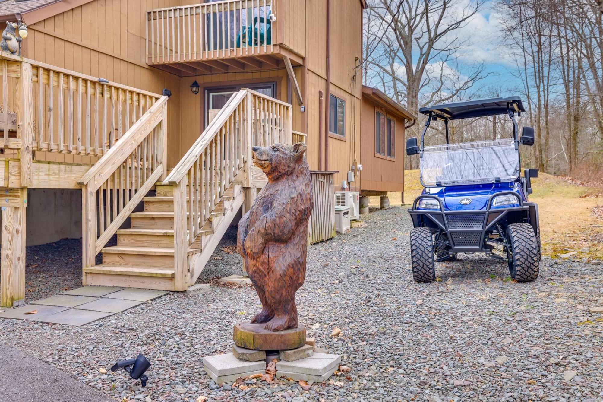 Bear Den Rustic Pocono Lake Home With Game Room! Eksteriør billede